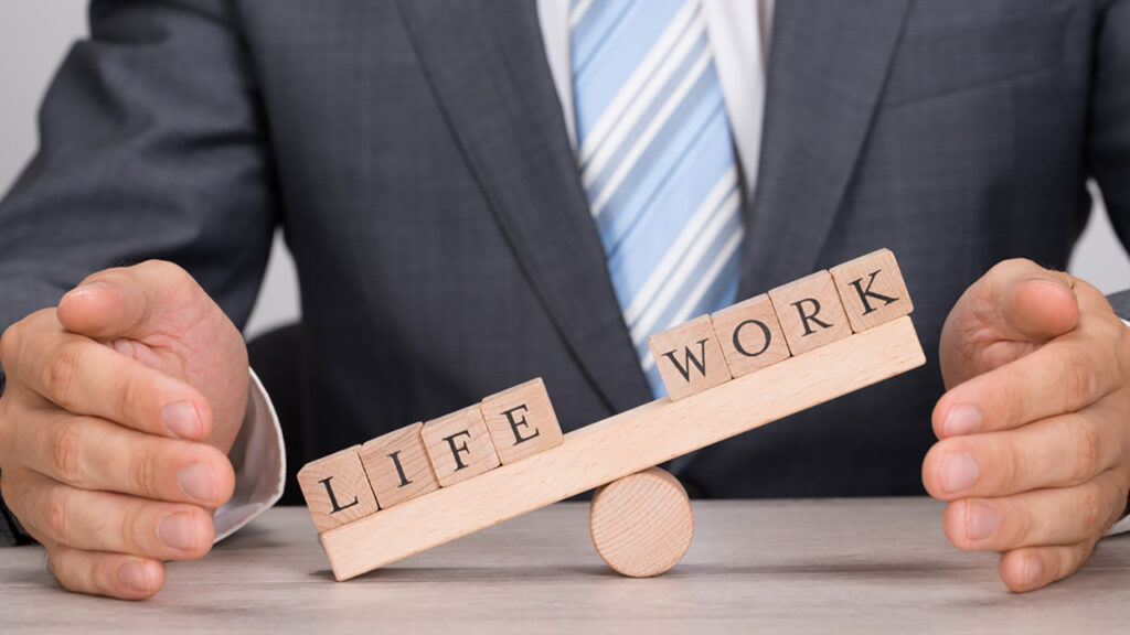 Finding harmony between personal and professional life.