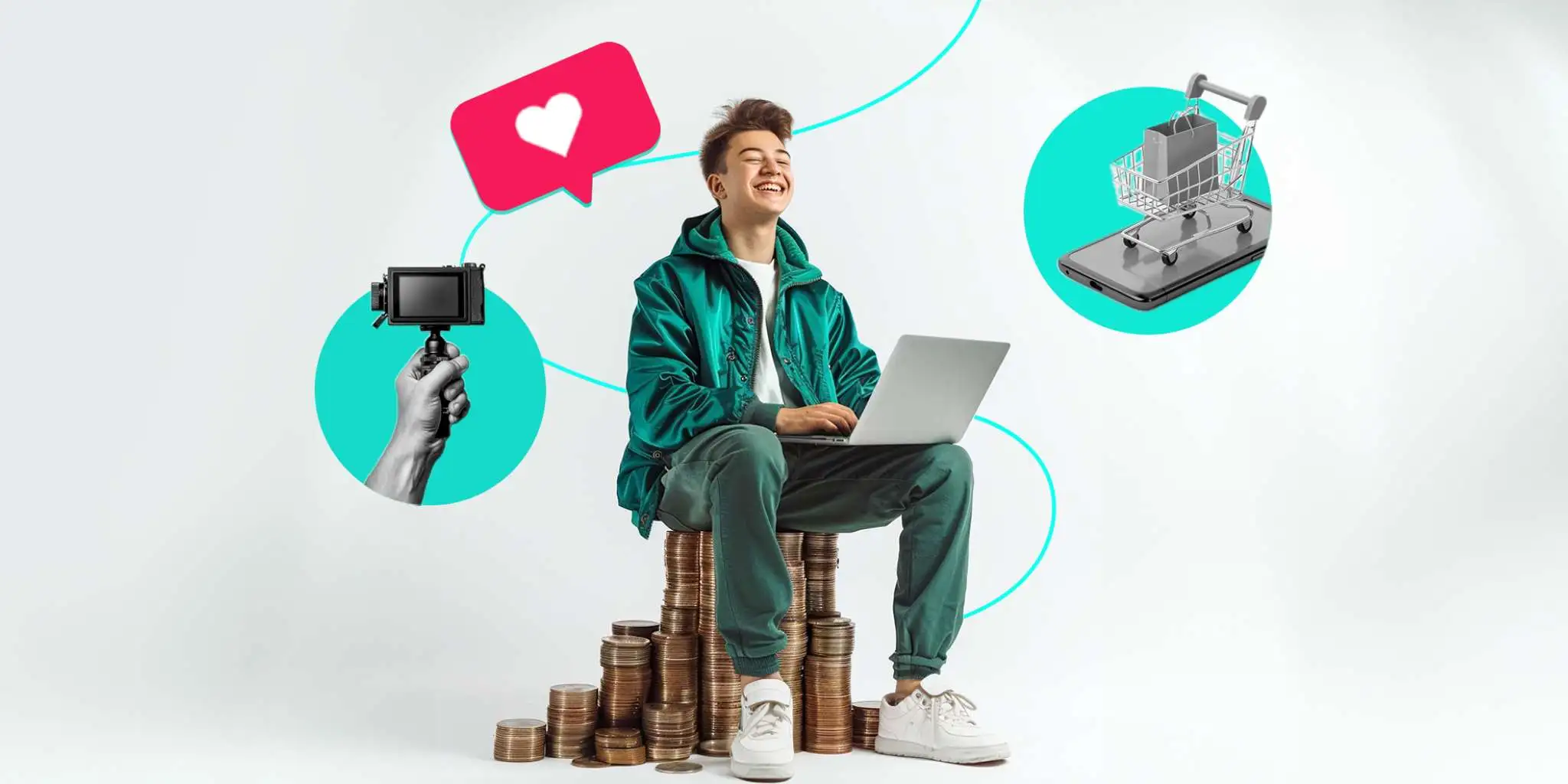 a 15 year old  student is making money from jobs 