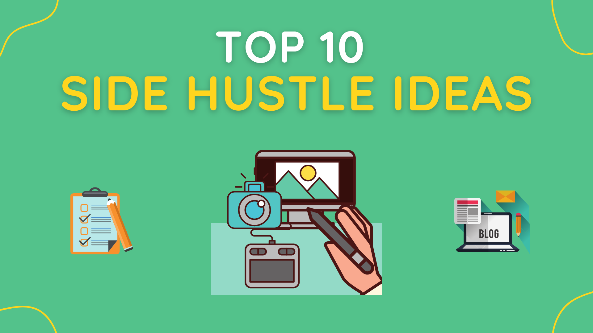 easy online side hustle jobs for teens to earn money while studying