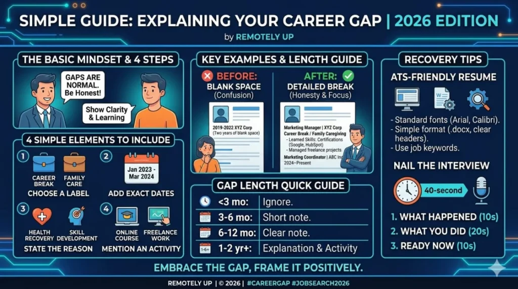 explain a career break in resume writing